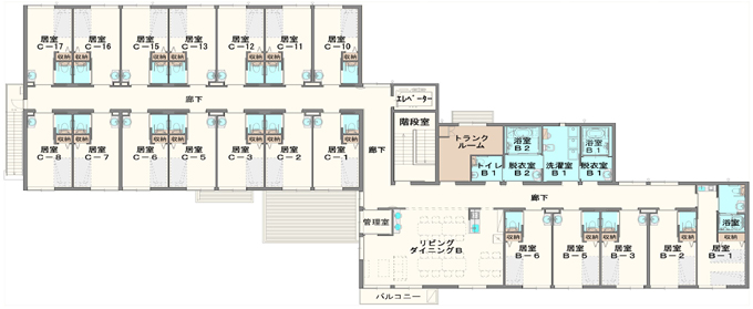 フロア図2F