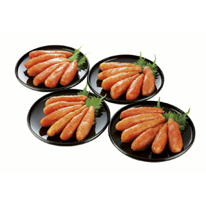 【茨城県】かねふくの無着色辛子明太子 450g×4
