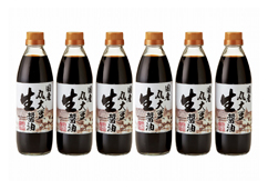 【千葉県】国産丸大豆生醤油 500ml×6