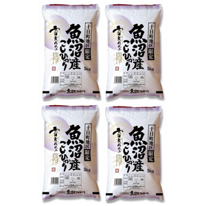 【新潟県産】雪蔵仕込み魚沼十日町こしひかり 20kg