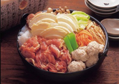 【青森県】シャモロックせんべい汁  スライス300g つみれ100g