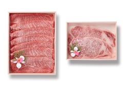 【茨城県】常陸牛 肩ロース410g、サーロイン160g×2枚セット